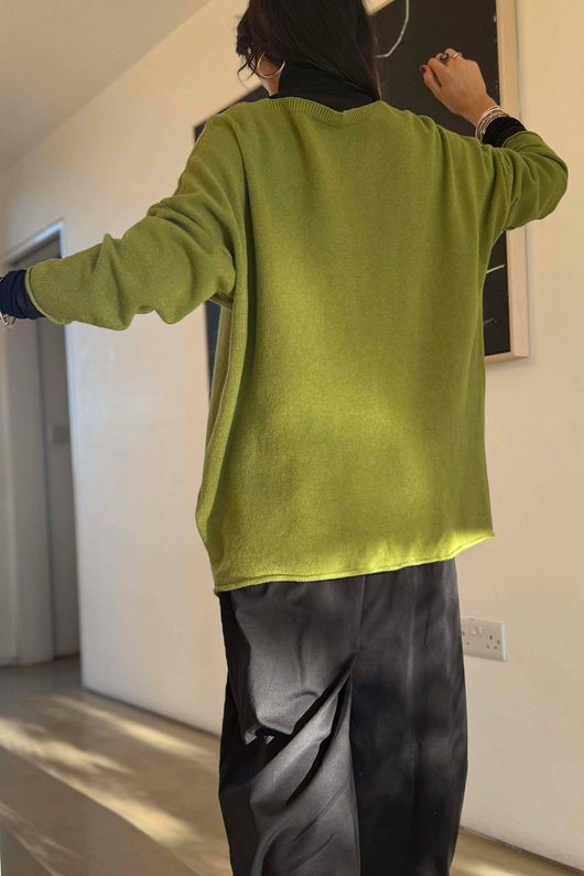 Carnaby Box Knit Olive /5 =